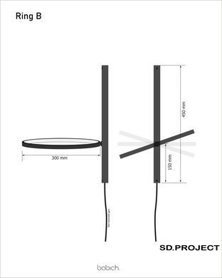 Бра Ring B with cord фото