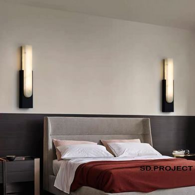 Бра MARBLE BK/WH фото